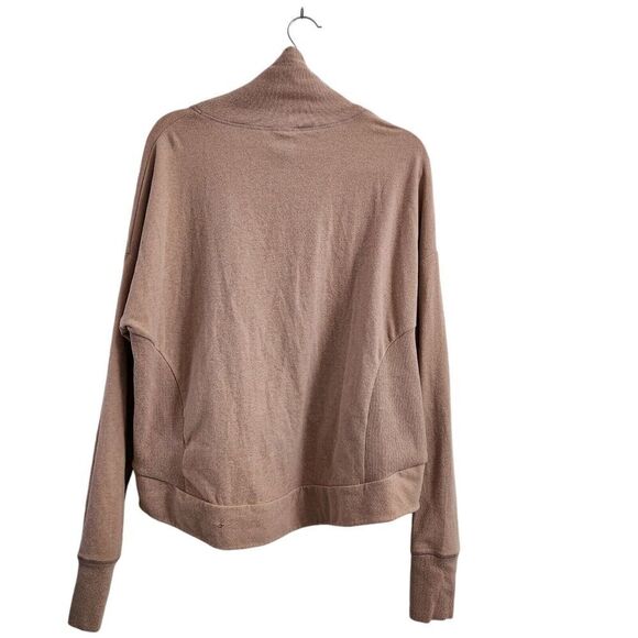 Sweaty Betty Sweater Medium Rose Pink Escape Luxe‎ Fleece Funnel Neck Hoodie - Picture 9 of 12